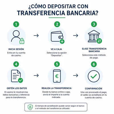 casino con transferencia bancaria